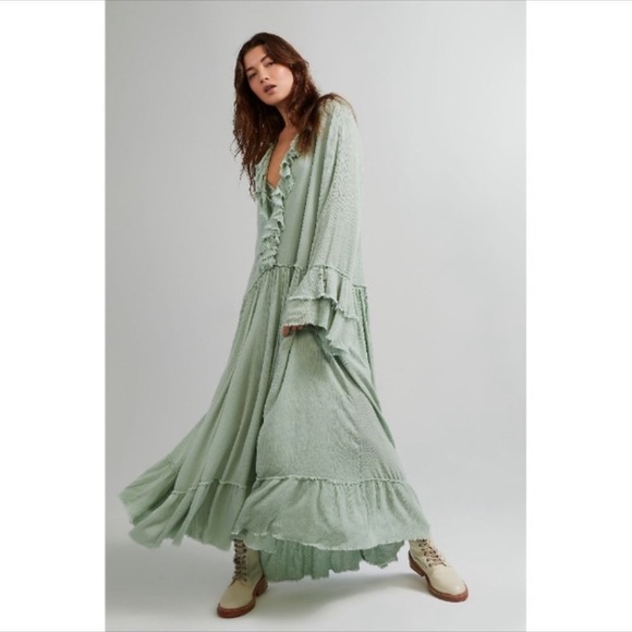 Free People Dresses & Skirts - Free People Sweet Darlin Maxi Dress XL NWT